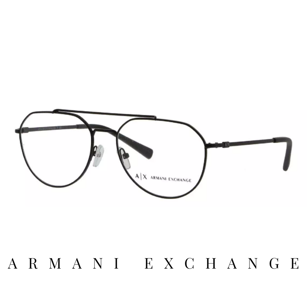 Armani Exchange Eyewear Aviator Black Optika Jovovi