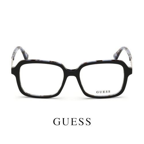 Guess Eyewear - Square - Black/Silver