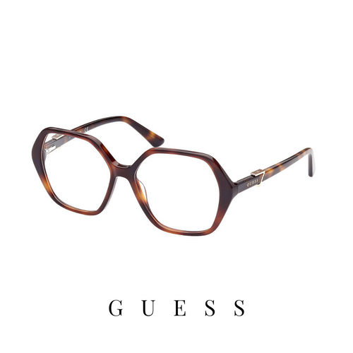 Guess Eyewear - Hexagonal - Havana