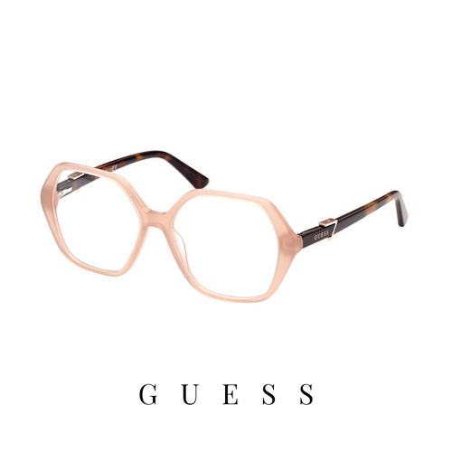 Guess Eyewear - Hexagonal - Nude/Havana