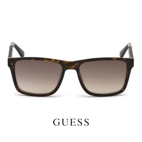 Guess - Square - Brown Tortoiseshell