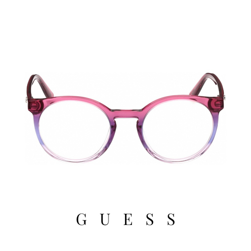 Guess Eyewear - Mini - Round - Transparent Pink-Violet Gradient