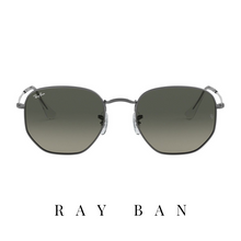 Ray Ban - 'Hexagonal' - Gunmetal&Grey Gradient